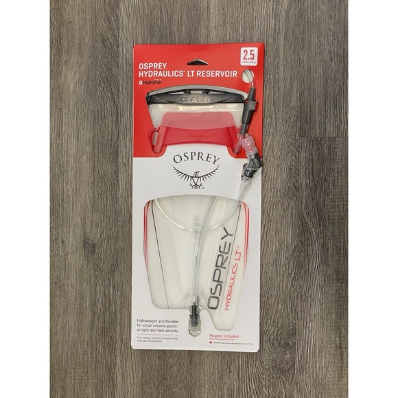 Osprey Hydraulics LT 2.5L Water Reservoir Hydrapack w/ Bite Valve Red Outdoor - Picture 1 of 3